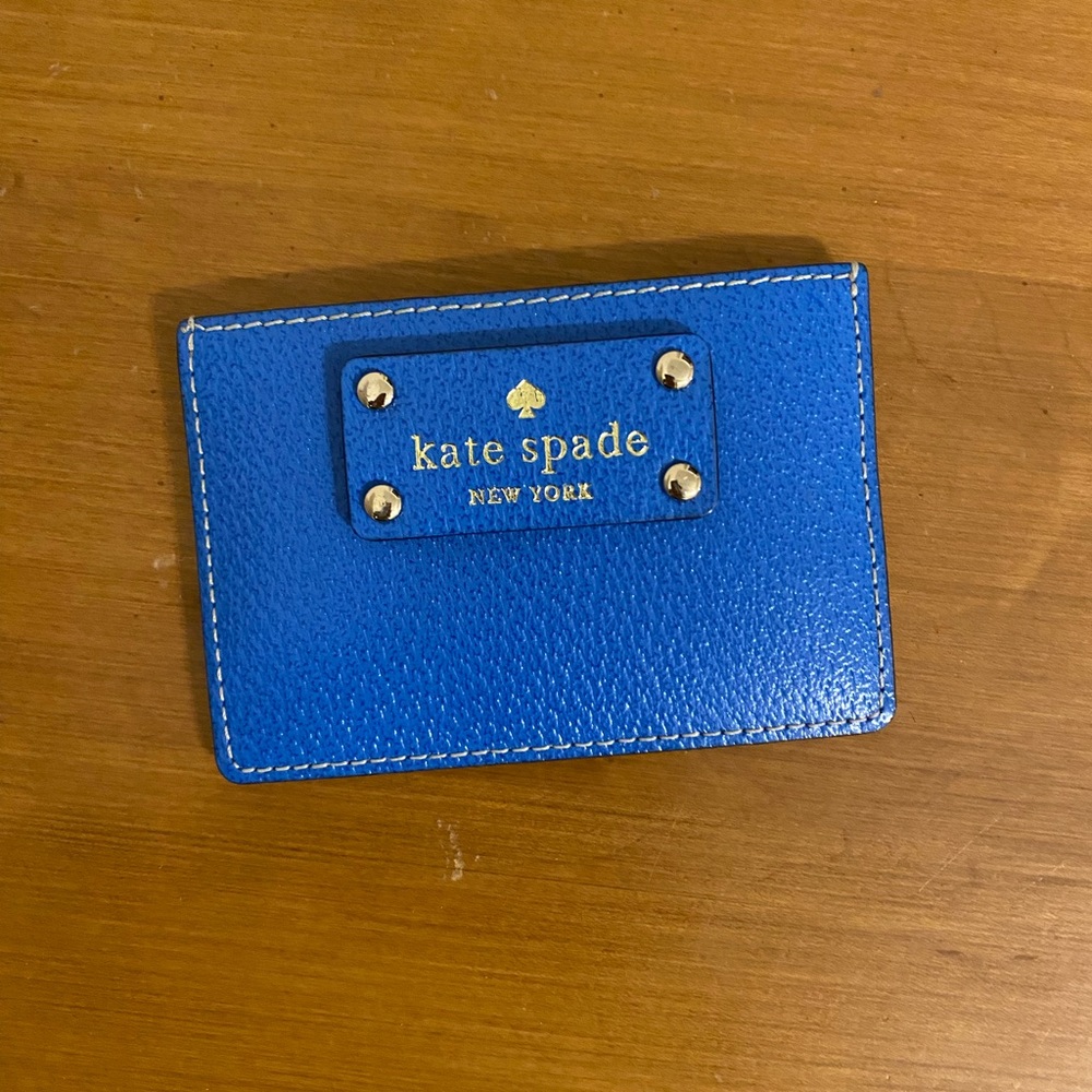 Kate Spade Blue Card Holder